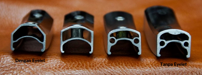 eyelet pada rim sepeda