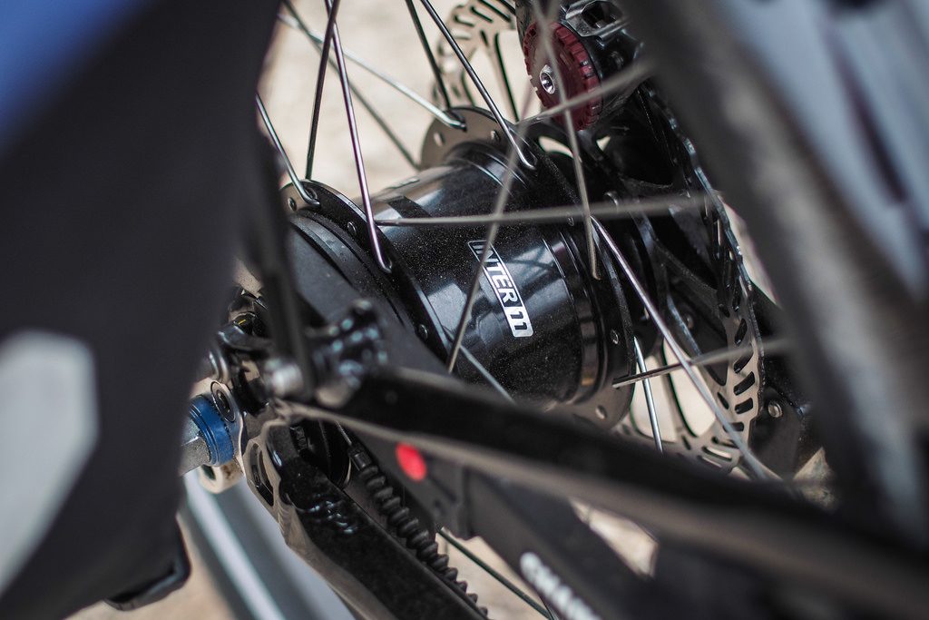 Internal Gear Hub Pada sepeda Lipat Tern Verge S27h