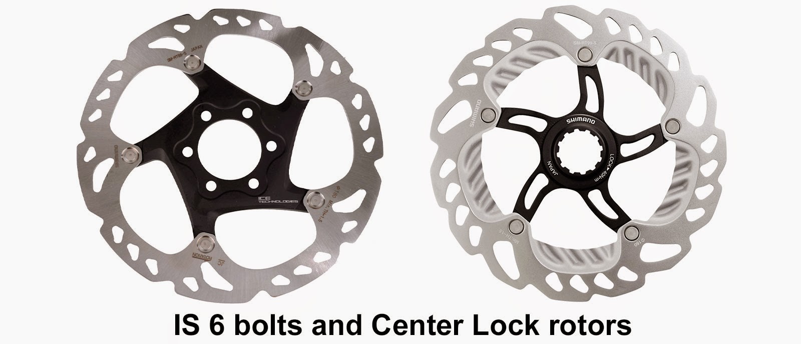 Jenis rotor disc brake IS 6 bolt-Centerlock