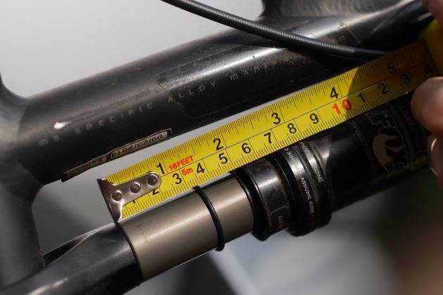 Menghitung panjang sag pada suspensi sepeda