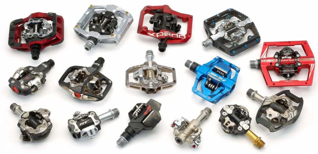 Clipless pedal tanpa reflektor